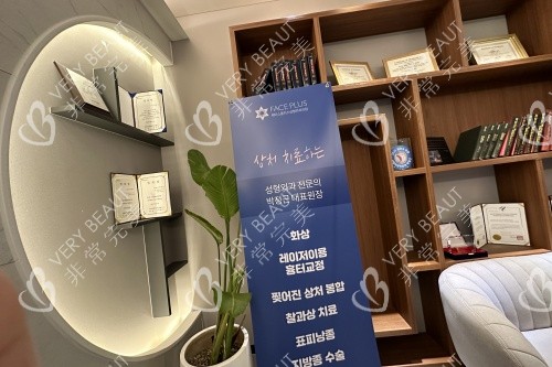 韓國(guó)faceplus整形外科榮譽(yù)墻
