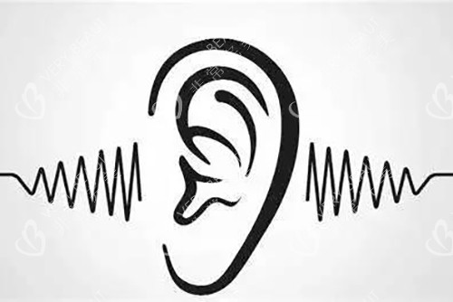 耳朵听力抽象图