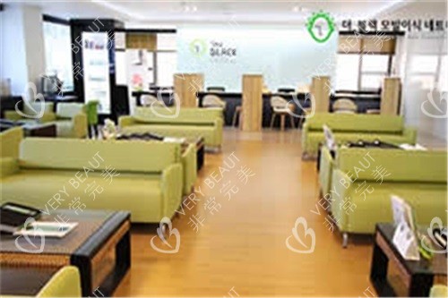韩国布莱克毛发移植医院休息区
