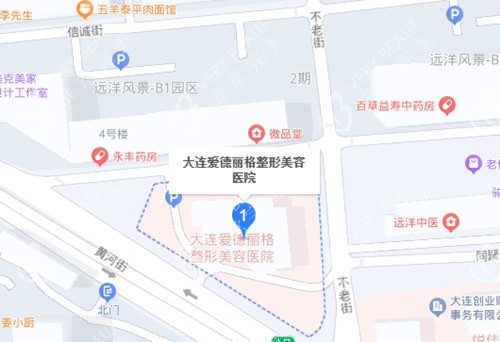 大连爱德丽格整形百度地图