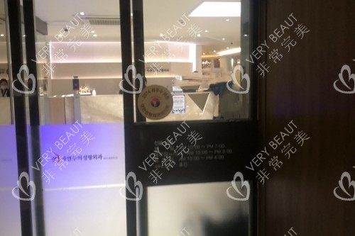 韓國(guó)自然主義整形外科醫(yī)院入門(mén)處圖片展示