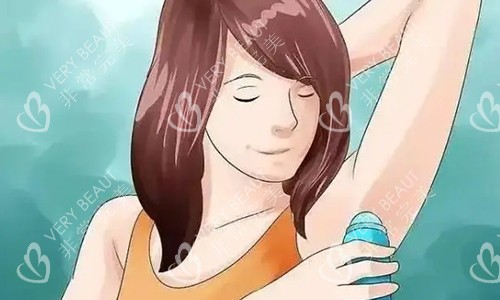 药物治疗狐臭示意图