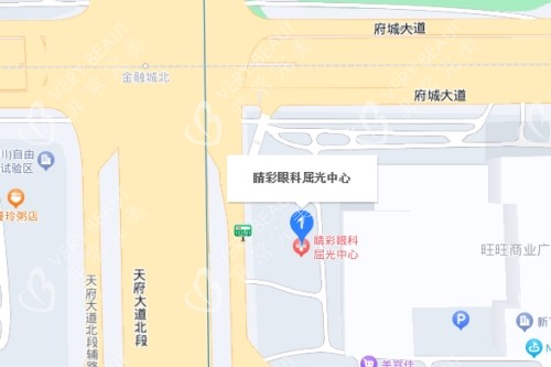 成都睛彩眼科百度地圖