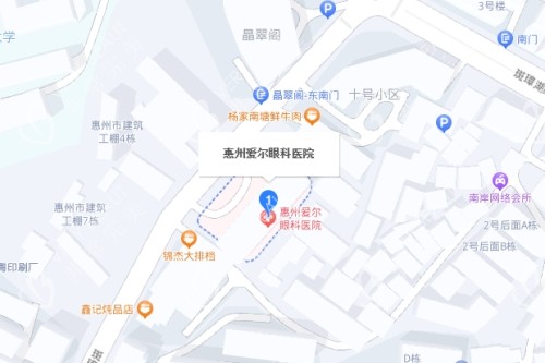 惠州愛爾眼科百度地圖 惠州愛爾眼科百度地圖