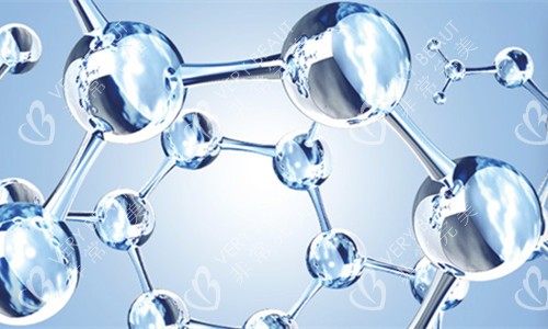 玻尿酸分子卡通图