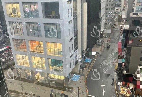 韓國VG百利酷整形外科外部環(huán)境示意圖