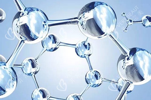玻尿酸分子微观示意图 玻尿酸分子微观示意图