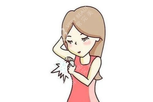 腋下除味卡通图