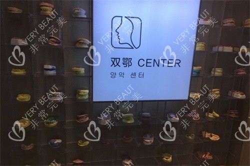 上海首尔丽格医疗美容医院双鄂模型展示墙