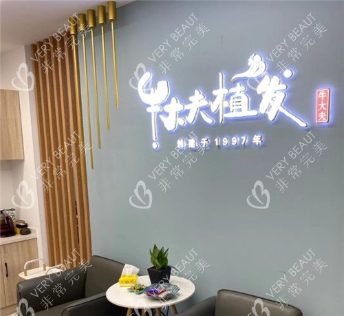 沈阳牛大夫植发医院logo墙