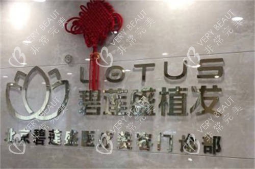 北京碧莲盛植发品牌墙
