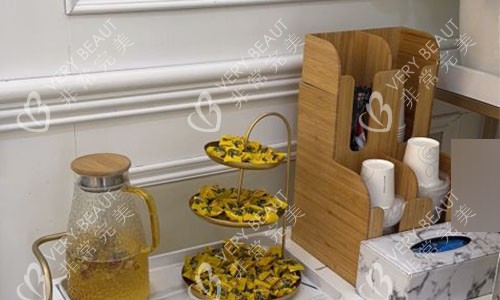 北京嘉禾医疗整形机构准备的茶水