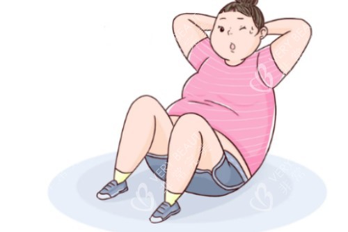 運(yùn)動減肥卡通圖