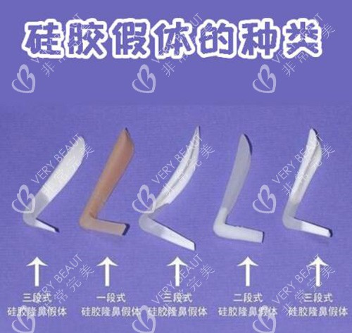 隆鼻硅胶假体种类