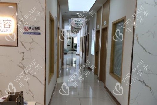 绵阳医而美整形走廊示意图