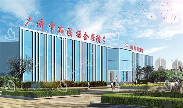 北京广济医院大楼图示
