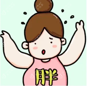 肥胖卡通图吸脂