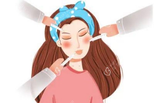 面部注射卡通图片