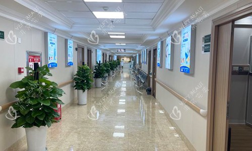 成都友谊医院疤痕科的走廊景观