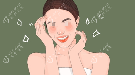 光子嫩肤术后示意图 光子嫩肤术后示意图