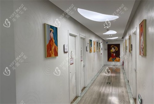 北京圣嘉新医疗美容走廊环境图