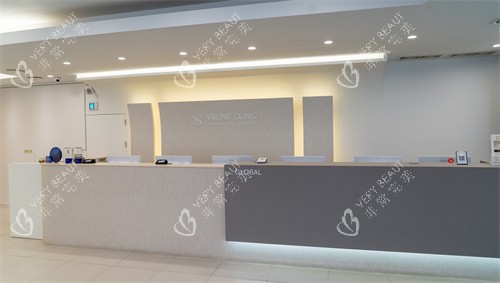 韩国VSline皮肤科狎欧亭店前台环境