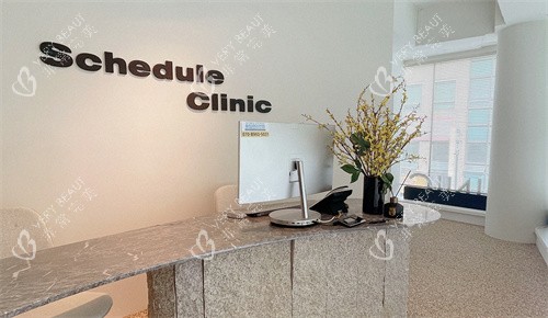 韩国狎鸥亭Schedule皮肤科前台