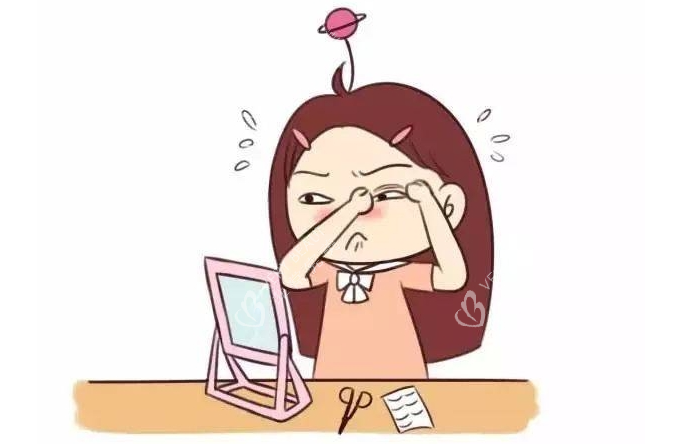 水肿眼贴双眼皮示意图