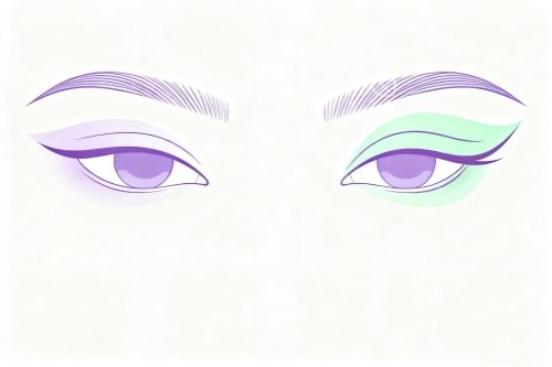 双眼皮卡通图展示