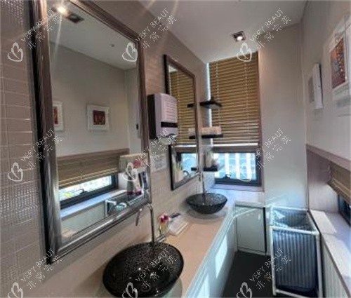 韩国珠儿丽整形洗漱区环境