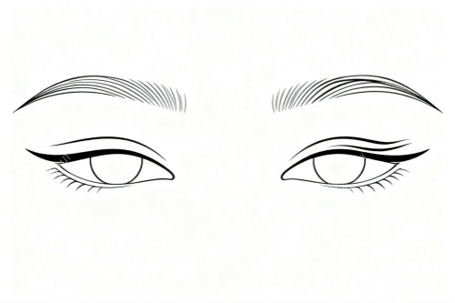 好看双眼皮卡通图