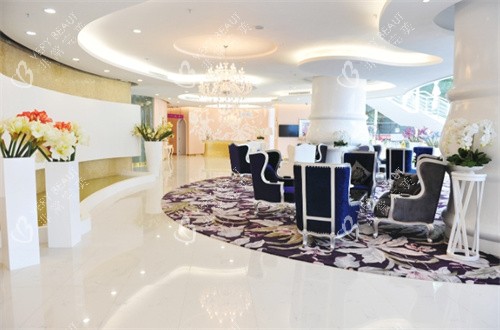 广州美莱医疗美容一楼候诊大厅