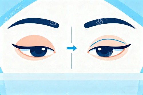 单眼皮和双眼皮对比图