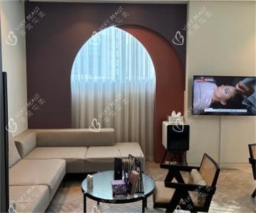 韩国奥嘉娜皮肤科休息区环境图片