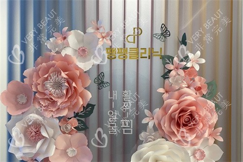 韓國pangpang皮膚科藝術(shù)展示墻