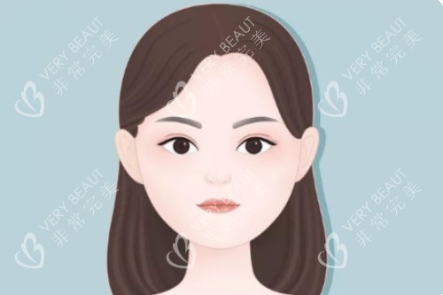 圆脸卡通展示图