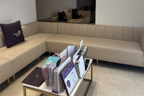 韩国美乐皮肤科候诊区