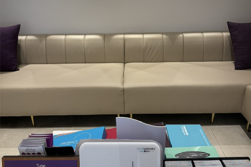 韓國清潭美樂皮膚科候診大廳