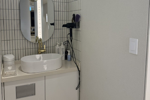 韓國清潭美樂皮膚科洗漱間