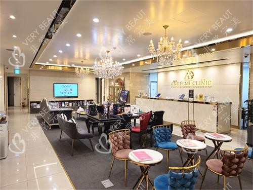 韩国安琪美皮肤科大厅一角 韩国安琪美皮肤科大厅一角