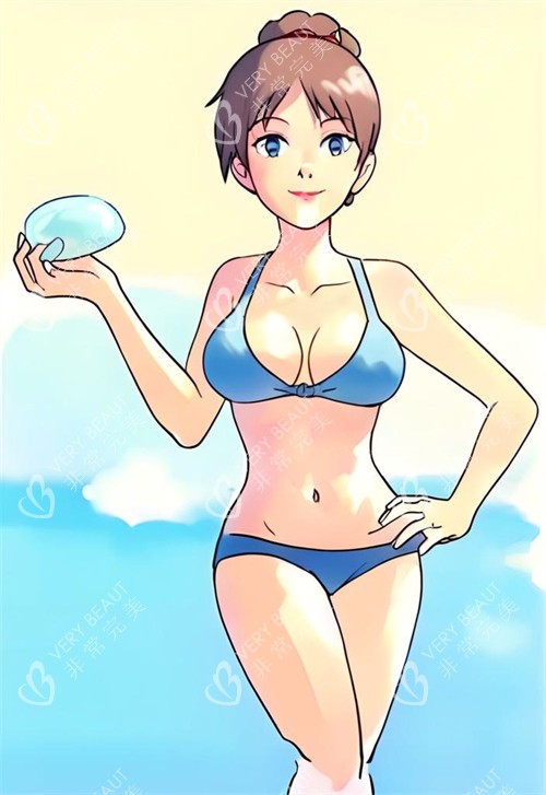 假体隆胸后的身体曲线