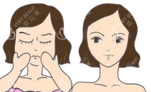 面部磨骨前后对比图