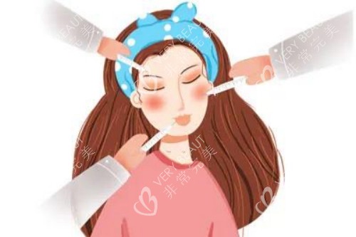 面部注射卡通图片 面部注射卡通图片