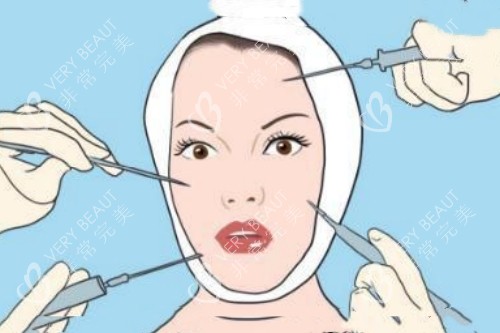 面部做整形卡通图