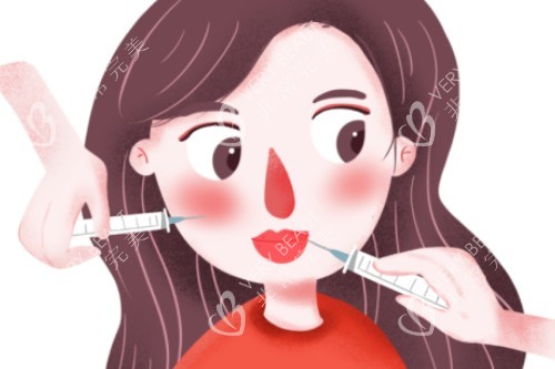 面部注射卡通图 面部注射卡通图