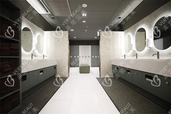 韩国Abijou雅秘珠皮肤科(日山店)盥洗室环境