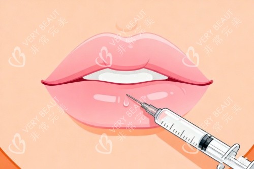 丰唇注射卡通图