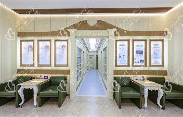 北京润美玉之光医疗美容走廊图示