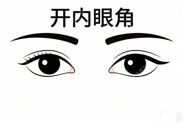 北京张冰洁内眼角修复怎么样？20年经验+解剖复位理念，切口1-2mm隐藏褶皱，疤痕平整隐蔽改善快