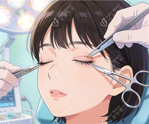 双眼皮手术卡通图.png
